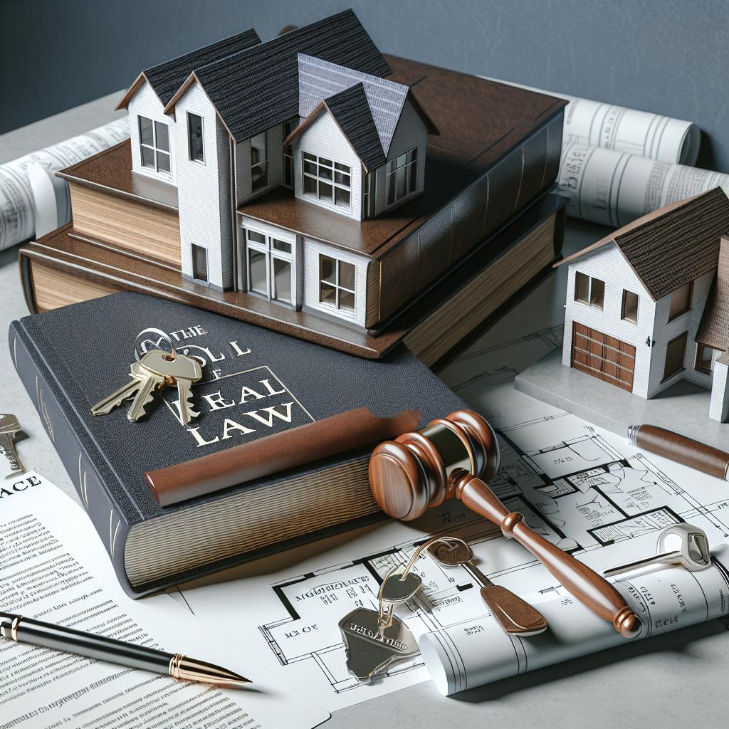 Real estate law concept