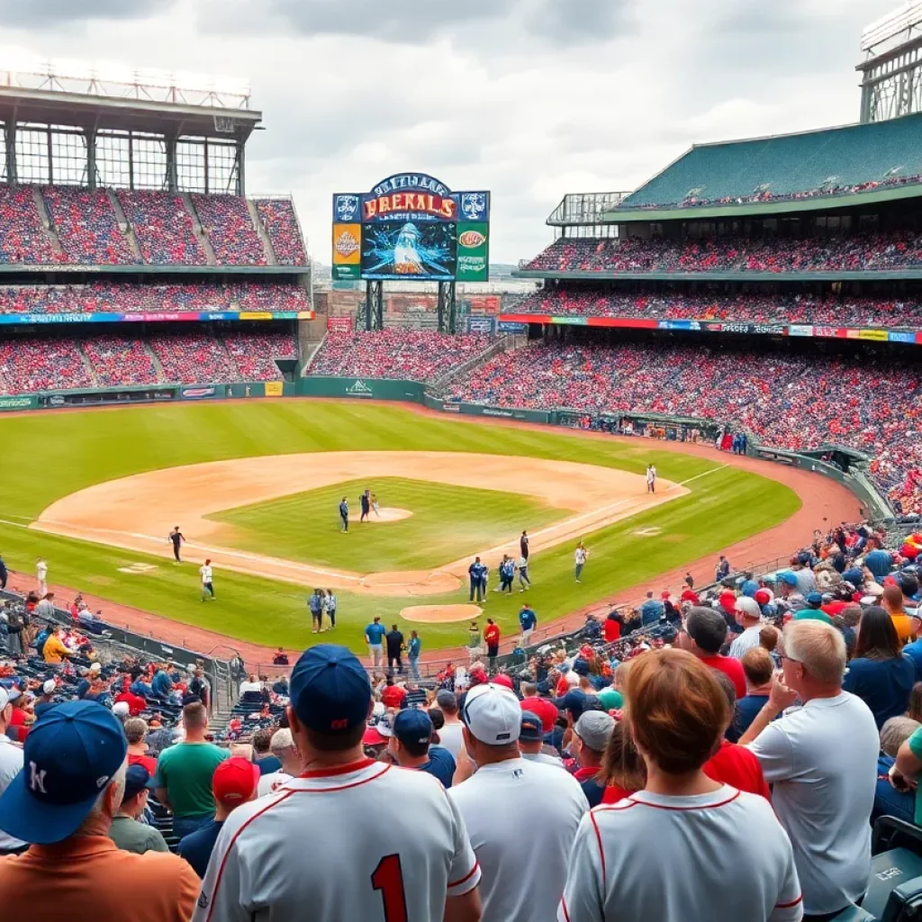 Fans enjoying a baseball game at Fifth Third Park