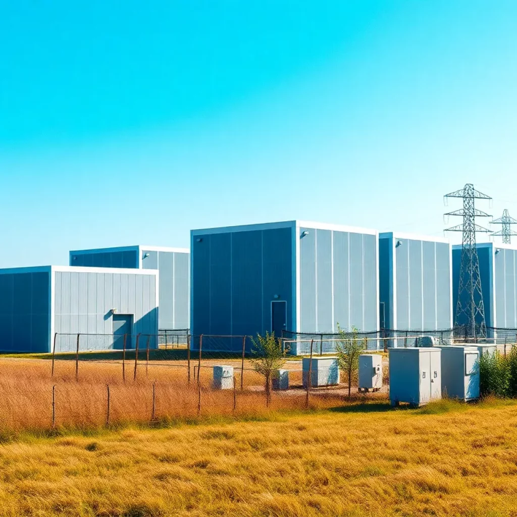 Rendering of a future data center in Cherokee County