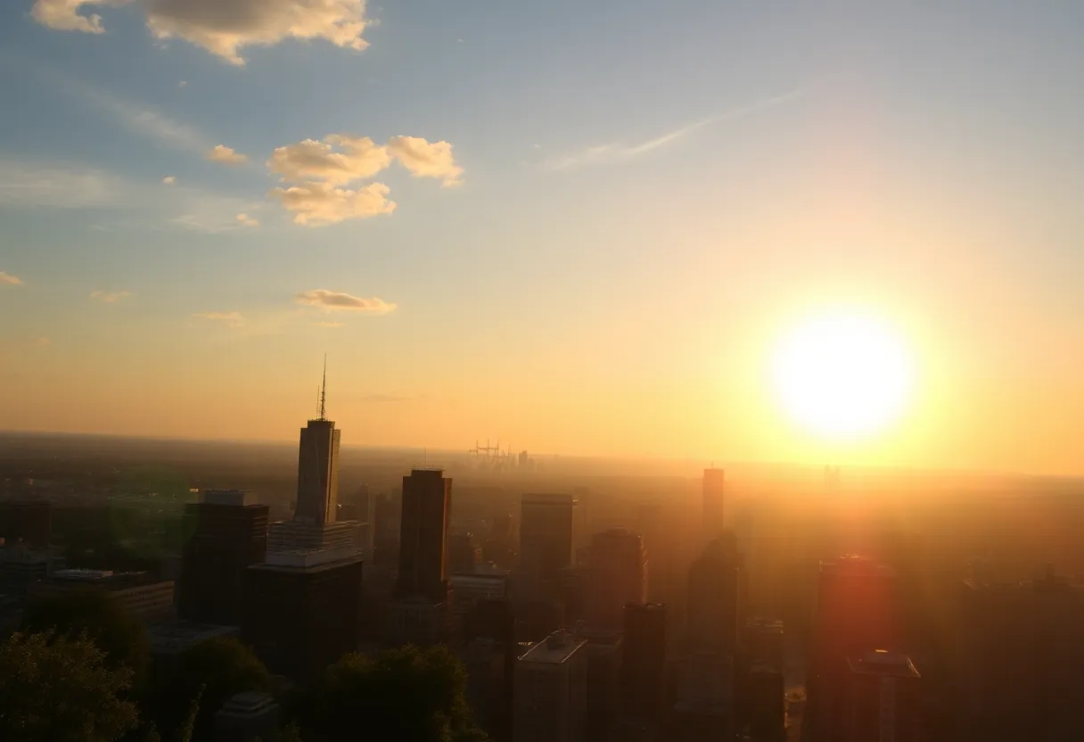 City under extreme heat wave in Northeastern U.S.