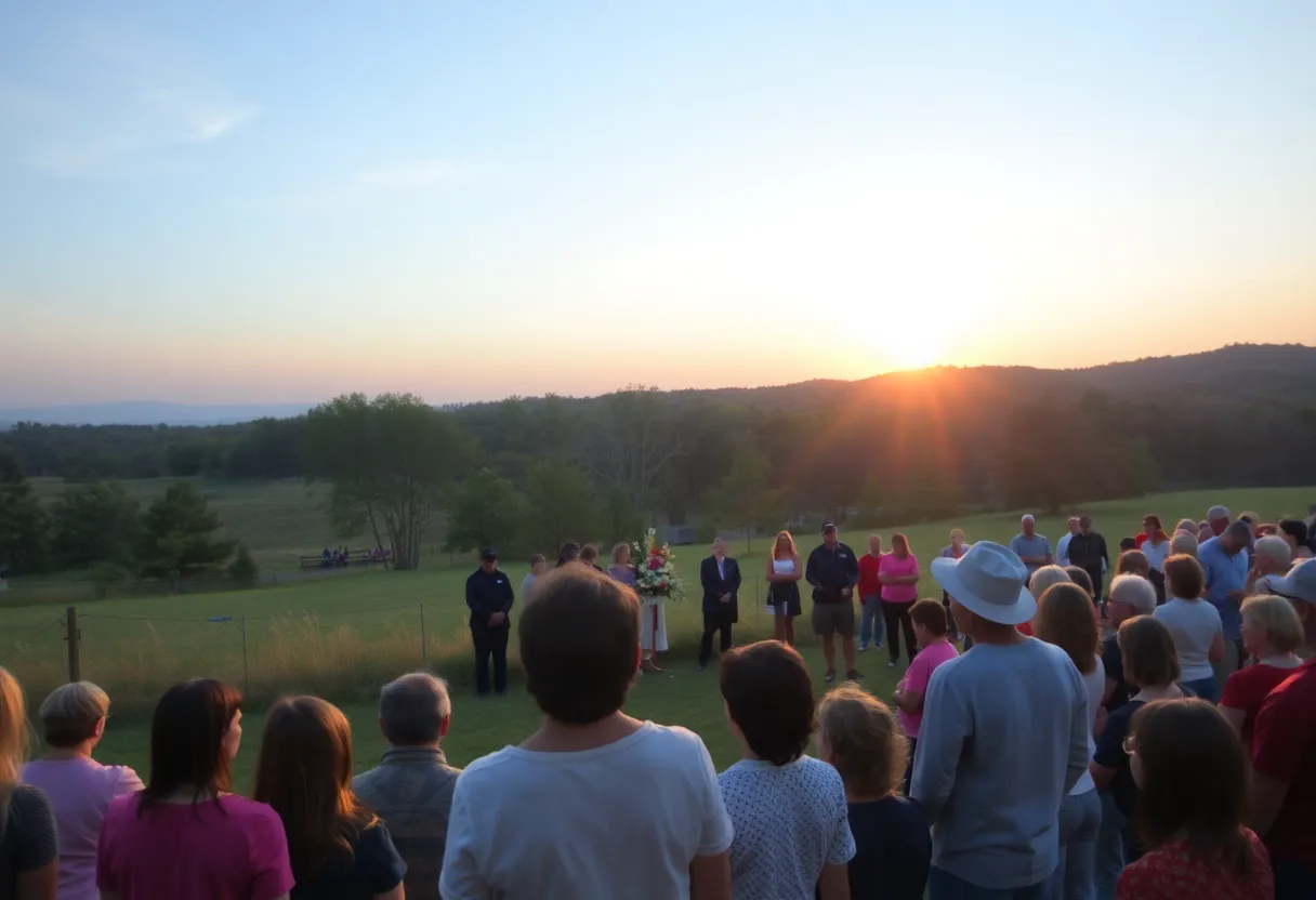 A community gathering in Gaffney, SC, honoring the memories of three beloved residents.