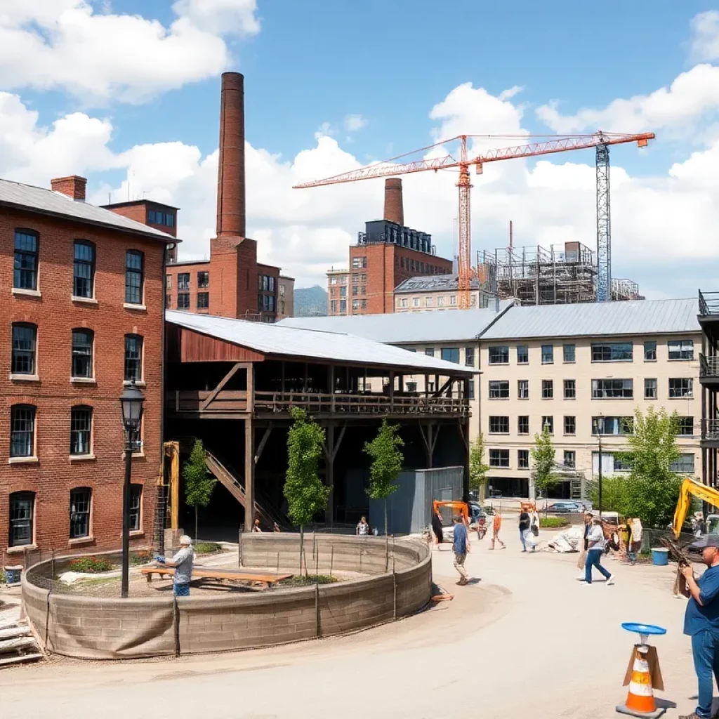 Rendering of Pacific Mills site redevelopment