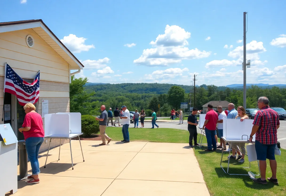 Community members participating in elections in Spartanburg County