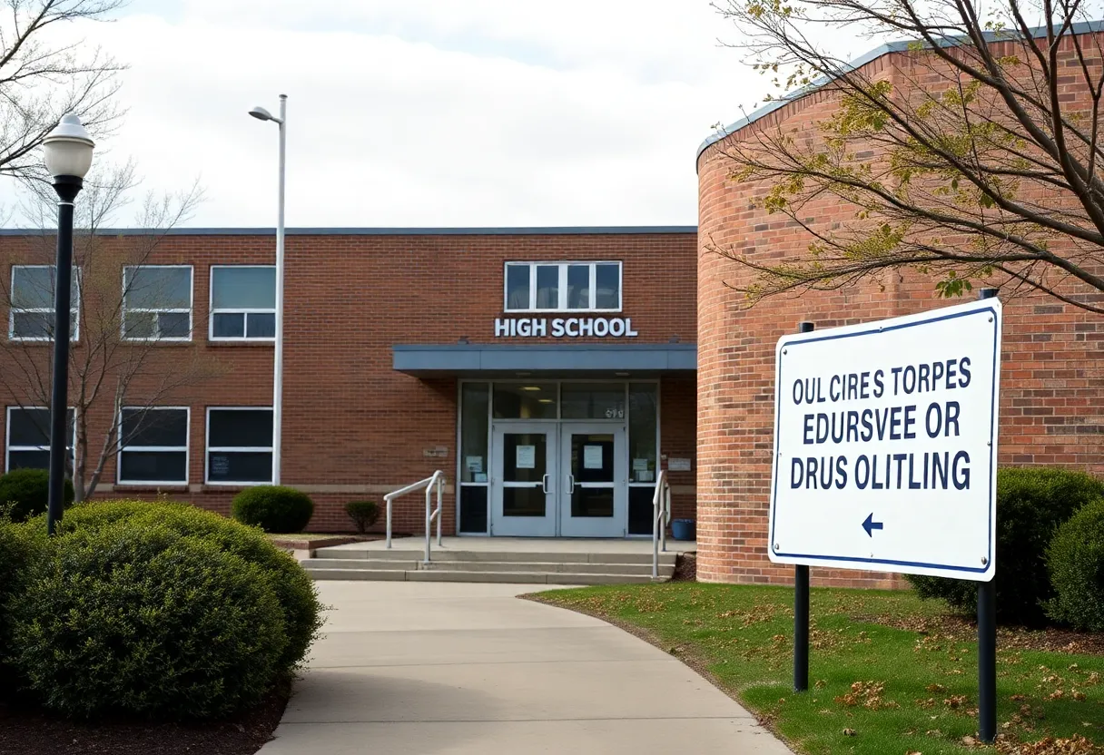 Image depicting Boiling Springs High School emphasizing safety measures