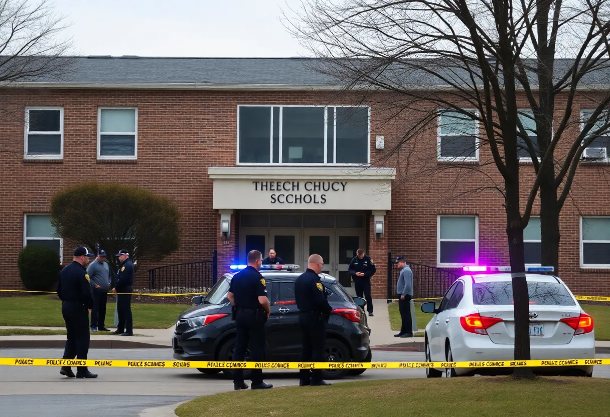 Police investigating at Boiling Springs High School