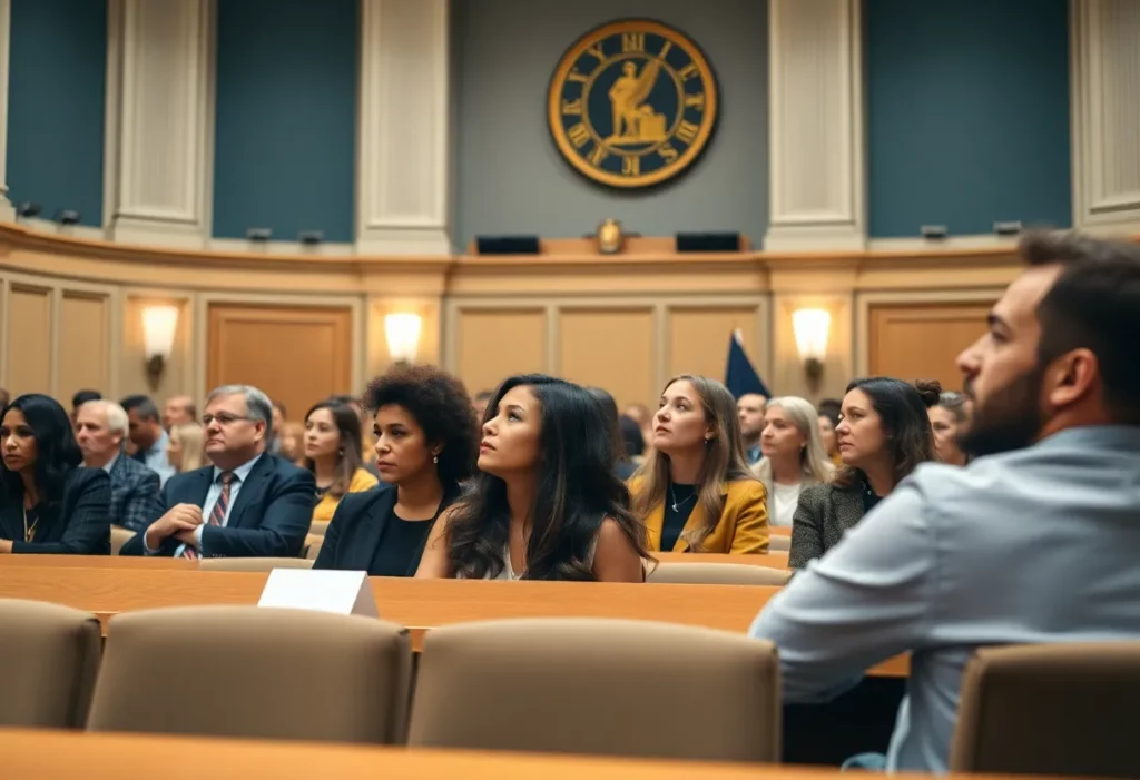 City council meeting discussing hate crime ordinance in Spartanburg
