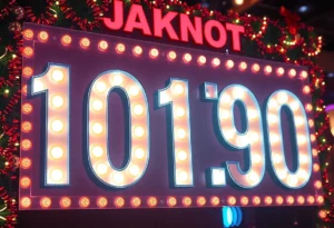 Celebration of Mega Millions lottery jackpot