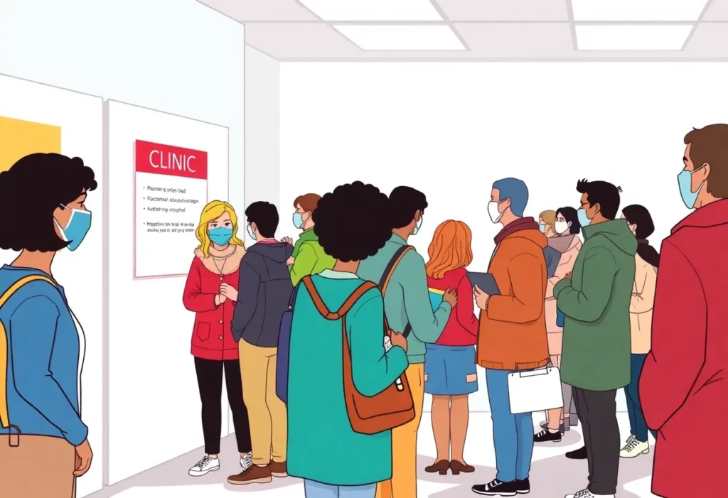 Public health vaccination clinic in Spartanburg County