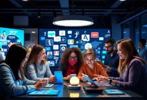 Illustration of a memorable brand experience through digital marketing