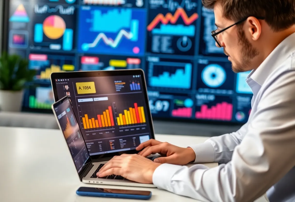 A marketer analyzing behavioral data for targeted advertising.