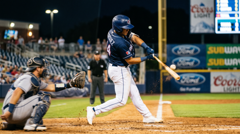 HEAR HERE: Maxton Martin’s record 6-RBI night lifts Hub City Spartanburgers past Winston-Salem 10-7
