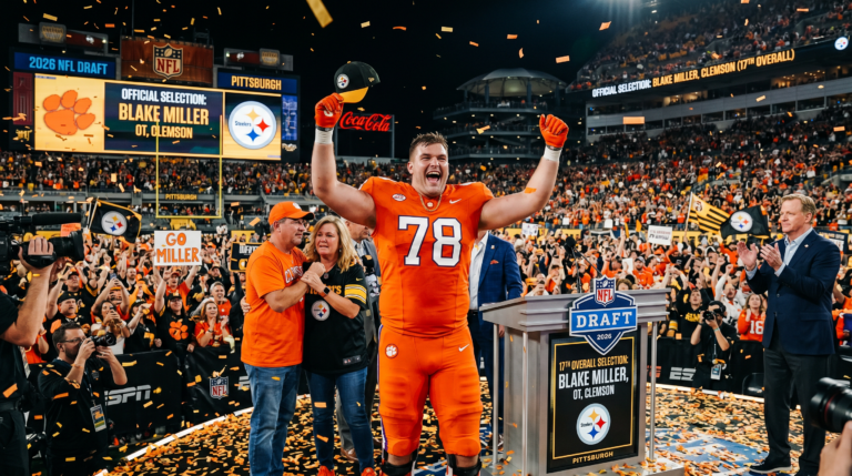 Clemson, USC Players Earn NFL Homes as 2026 Draft Grades Land