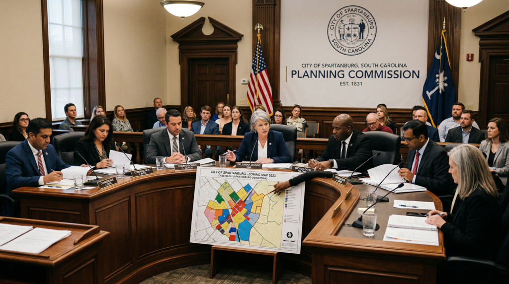 Spartanburg Planning Commission Meets Tomorrow — City Zoning Code Update RFP Deadline Also April 14