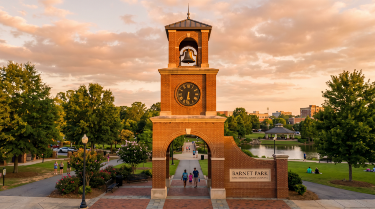 Spartanburg's Historic 1881 Bell Finds New Home at Barnet Park