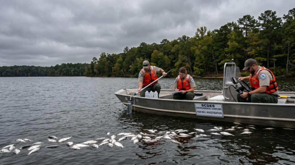 Lake Greenwood Fish Kill Still Unexplained; State Warns Off Water