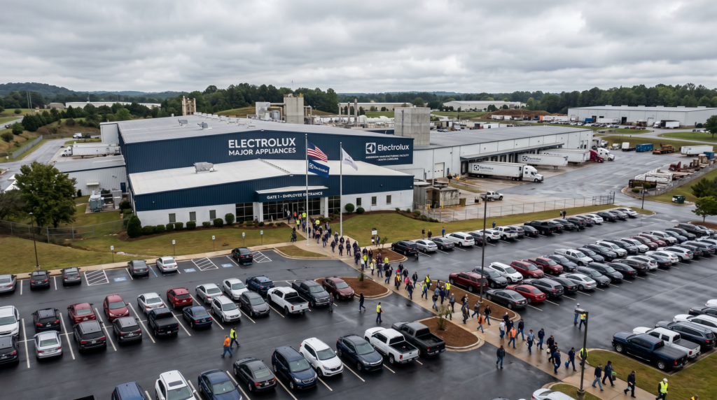 Electrolux Anderson Plant to Lay Off 1,200 Workers by July 2026