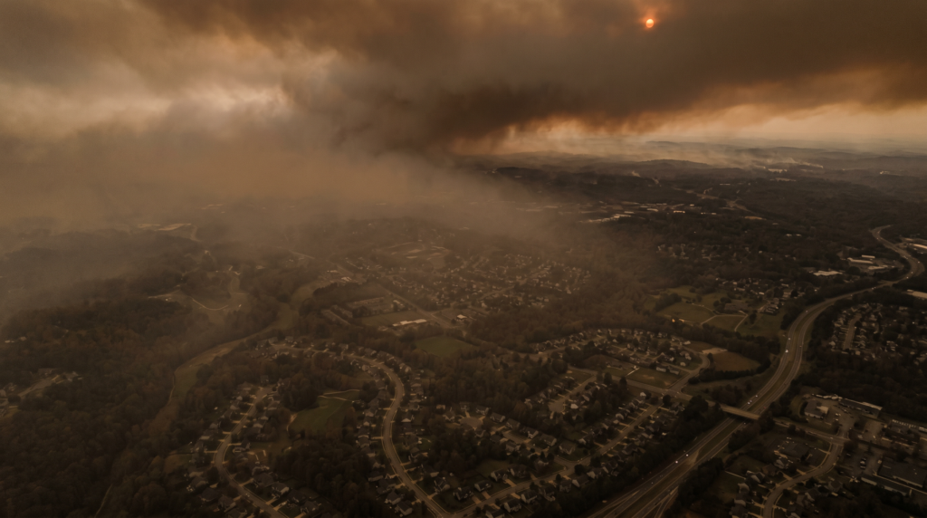Georgia Wildfire Smoke Triggers Air Quality Alert for Spartanburg and 35 Other SC Counties