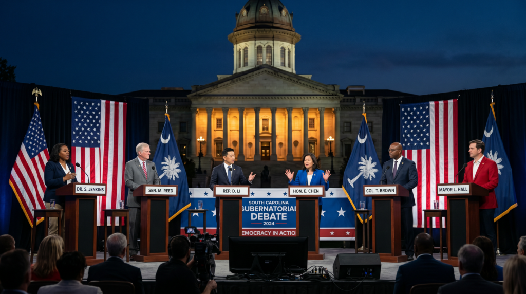 Spartanburg’s Josh Kimbrell Finds His Lane on Abortion Ban at SC Governor’s Debate