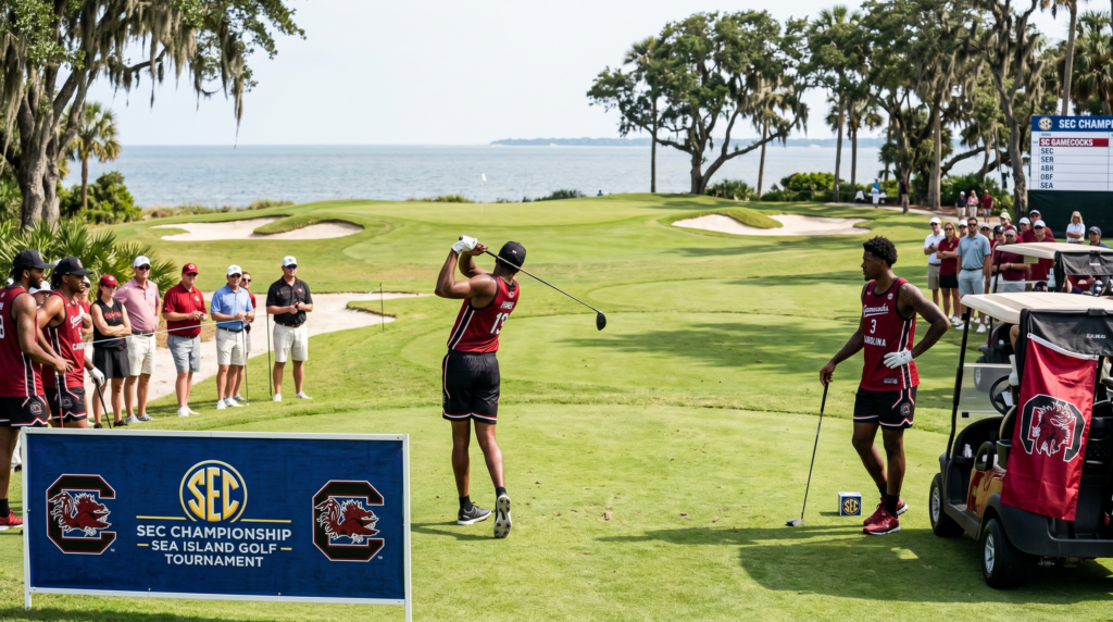 Gamecocks Tee Off at SEC Golf Championship at Sea Island