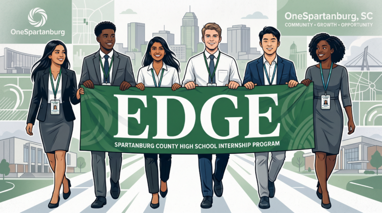 HEAR HERE: OneSpartanburg brands its work-based learning push as EDGE, eyeing 600+ student placements for summer 2026