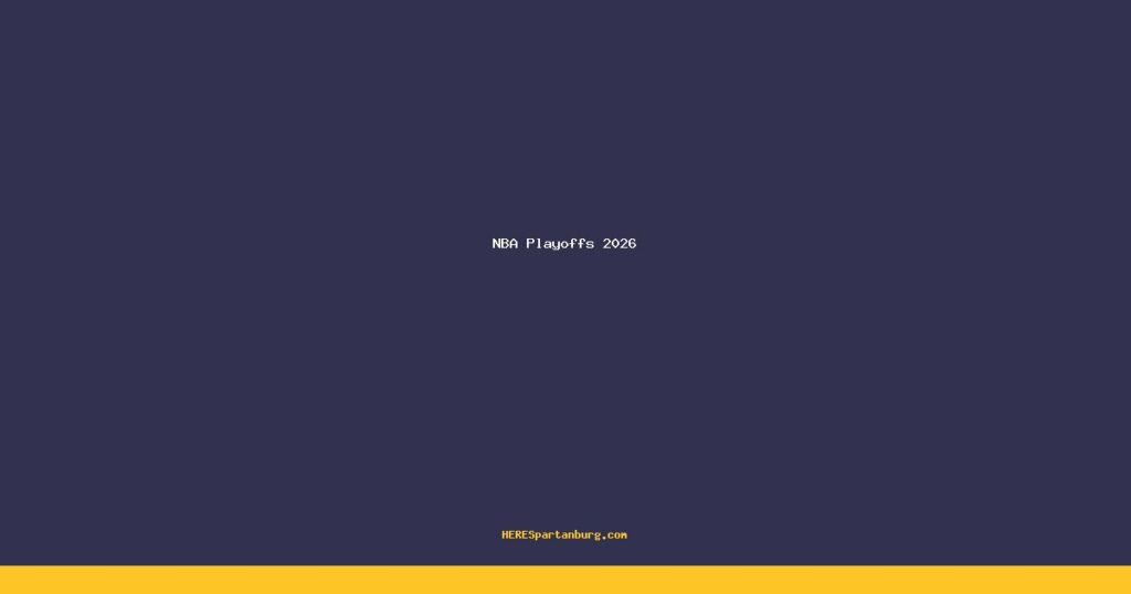 NBA Playoffs Are Set: Here Is How Upstate SC Fans Can Watch the First Round