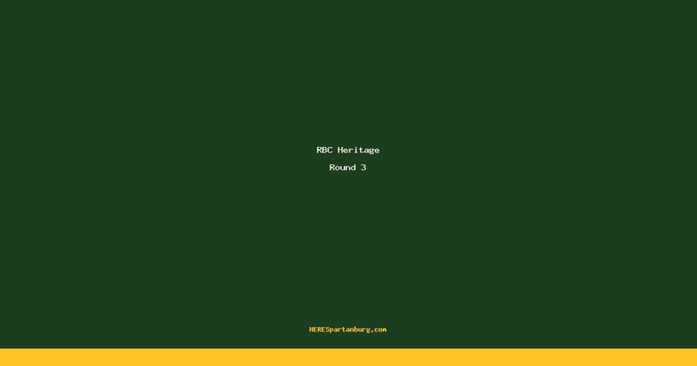 RBC Heritage Round 3: Fitzpatrick Shoots 68 Takes 3-Shot Lead Into Sunday at Harbour Town