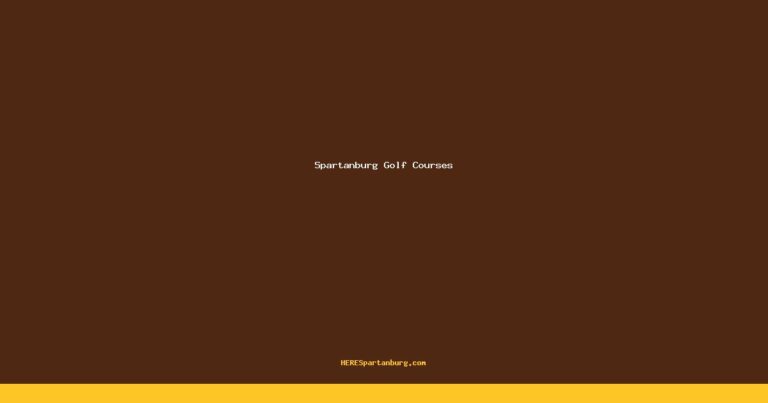 Best Public Golf Courses Near Spartanburg for Spring 2026 Rounds