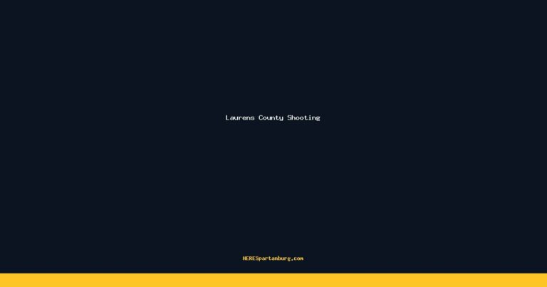 Man Arrested After Fatal Shooting in Laurens County Friday Night