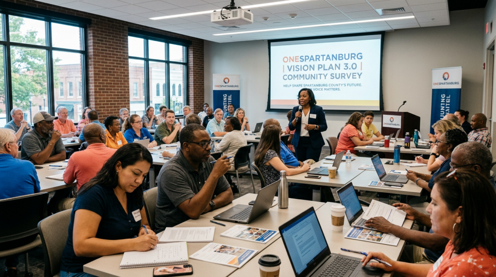OneSpartanburg opens Vision Plan 3.0 survey window as county maps its next growth strategy