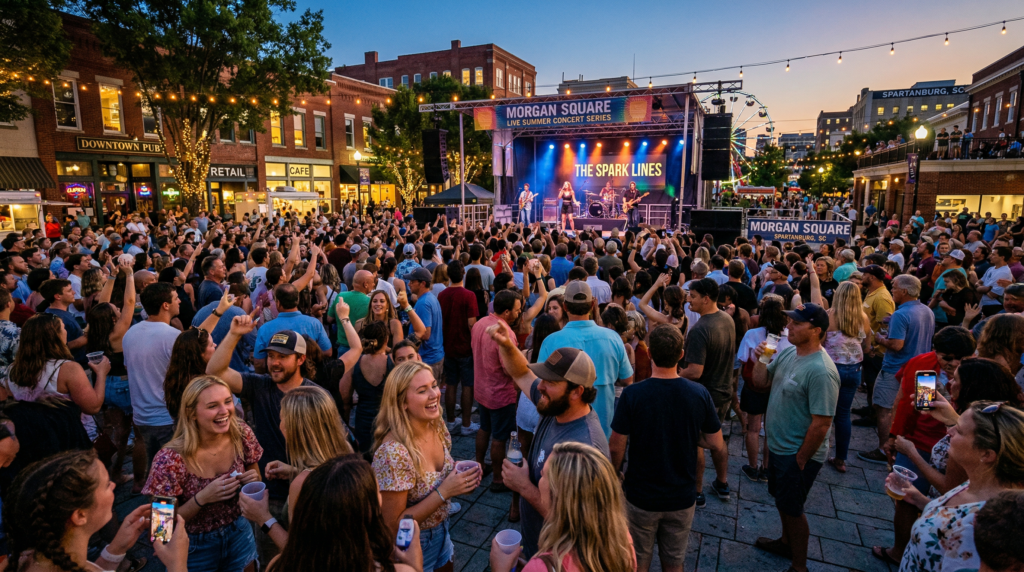 Music on Main Returns to Morgan Square Every Thursday Starting in April