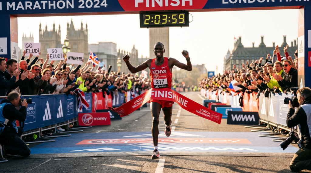Sabastian Sawe Runs First Official Sub-Two-Hour Marathon at London