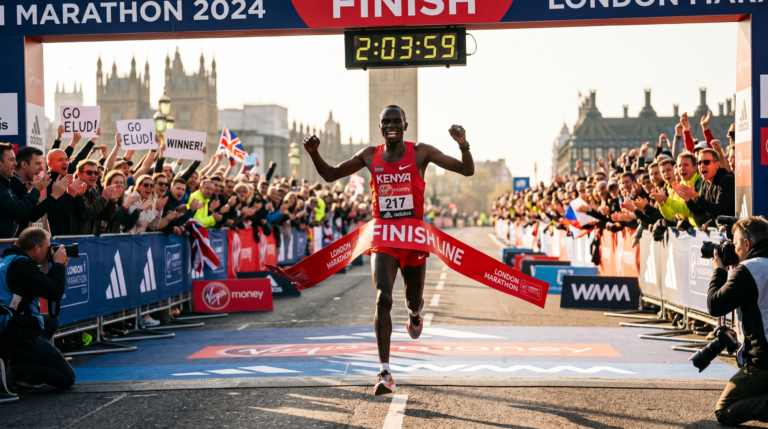 Sabastian Sawe Runs First Official Sub-Two-Hour Marathon at London