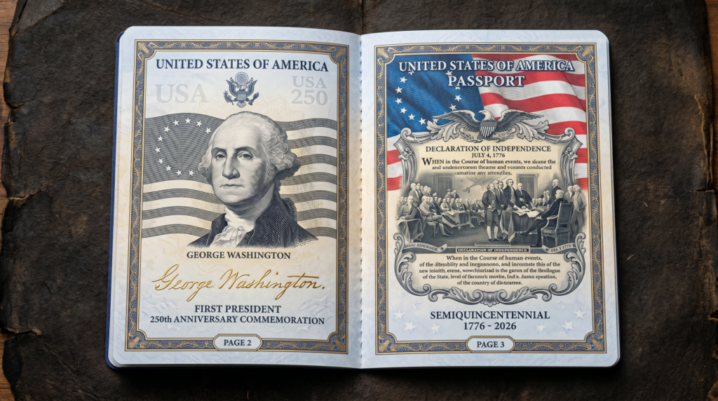 State Dept. Will Put Trump’s Portrait in Limited-Edition 250th Anniversary Passports