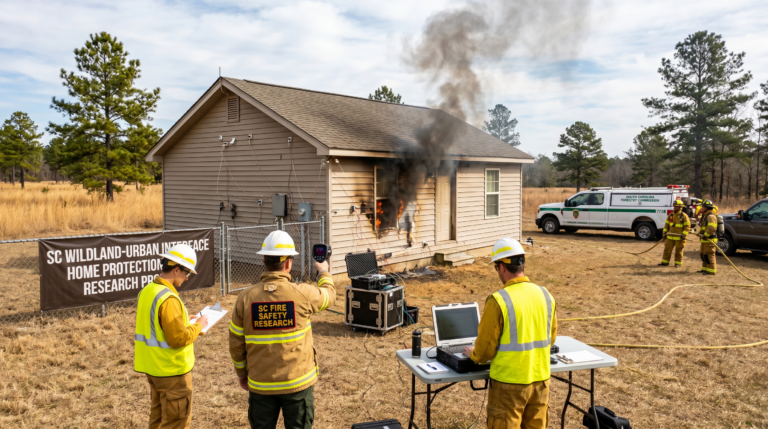 SC Scientists Are Burning Homes to Make Them Safer. Here's What They're Learning.