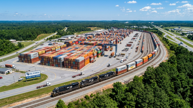 Inland Port Greer Posts Record 200K Rail Moves, Boosts Capacity