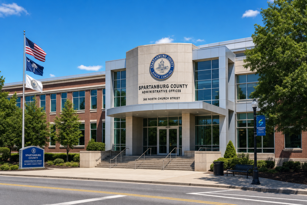 Spartanburg County Administrative Office Building at 366 North Church Street