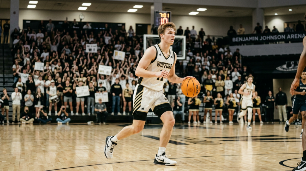 Wofford Guard Nils Machowski Commits to UConn After Career Season in Spartanburg