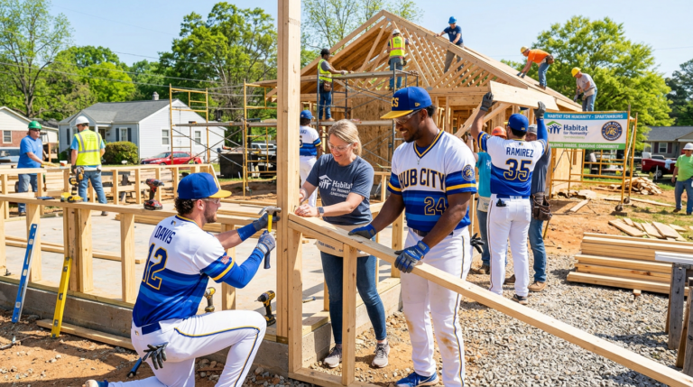 Spartanburgers Launch Sparkle Week: Players to Serve Four Upstate Nonprofits May 5-8