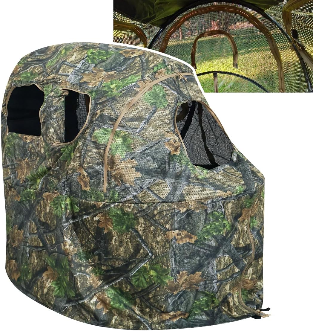 See-Through Hunting Ground Blind