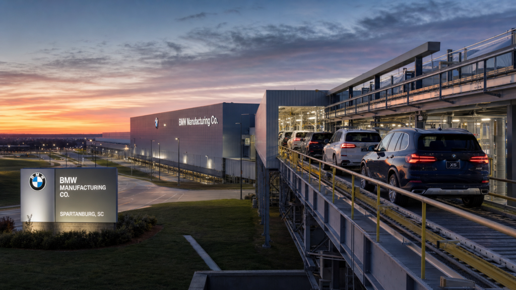 Plant Spartanburg Preps for First All-Electric BMW as iX5 Production Nears