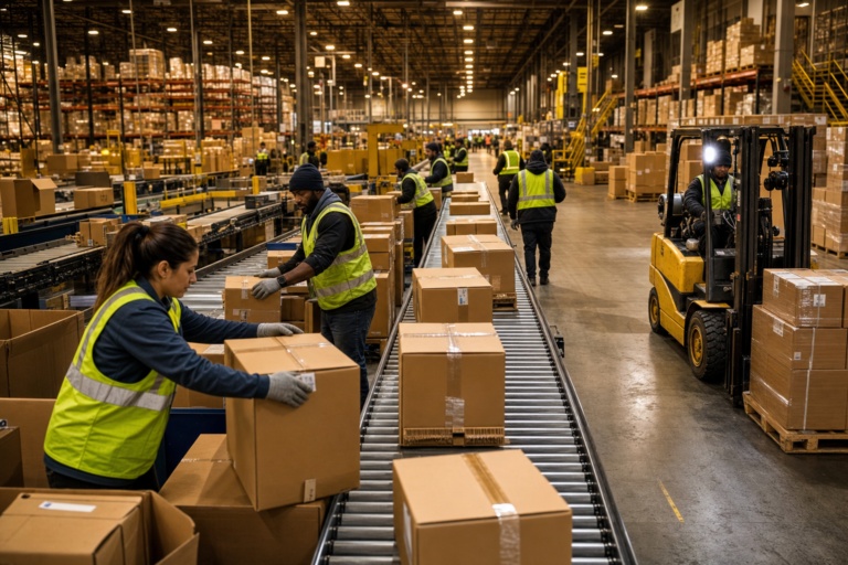 US Payrolls Beat Forecasts Again in April as Health Care, Warehousing Lead Gains