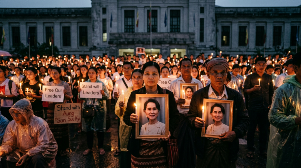 Myanmar Moves Aung San Suu Kyi From Prison to House Arrest as Son Demands Proof of Life