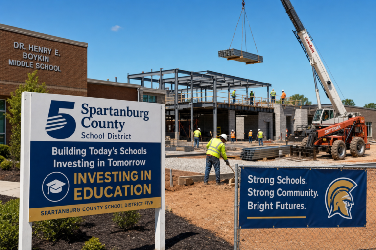 Spartanburg District 5 Passes $200M Bond Referendum — What It Funds