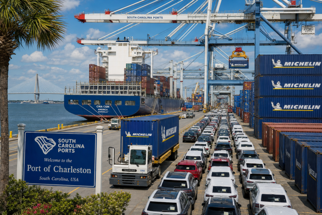 SC Leads Nation in Vehicle and Tire Exports for 11th Straight Year