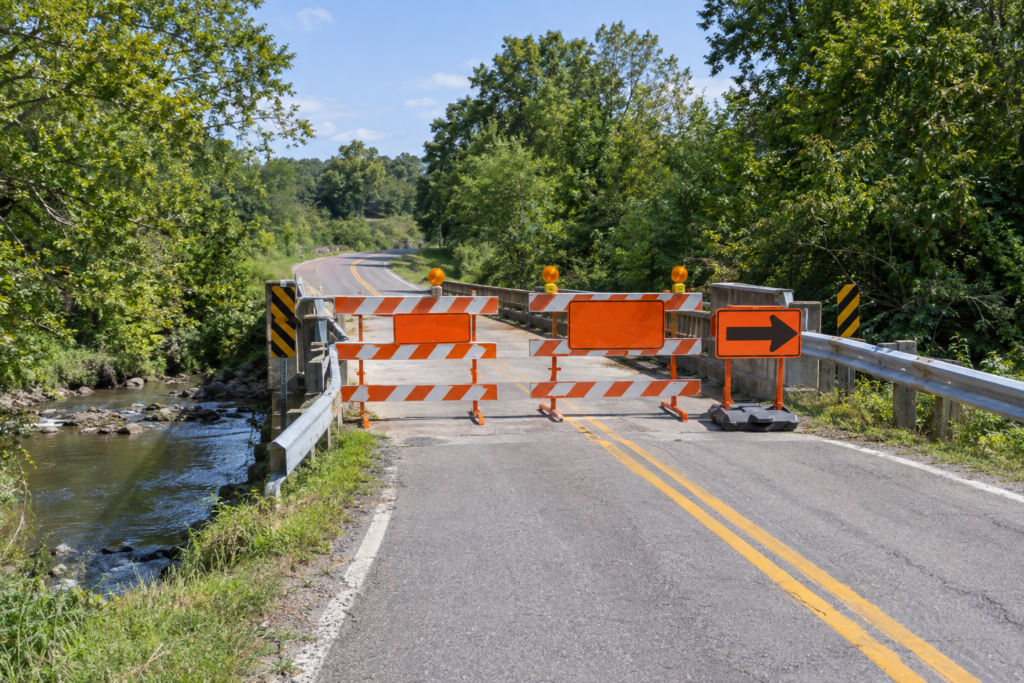 Dutch Creek Road bridge closure