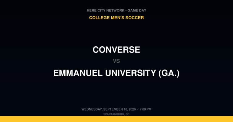 Converse at Emmanuel University (Ga.)