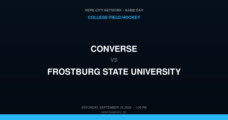 Converse at Frostburg State University