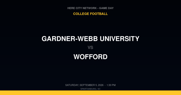 Gardner-Webb University at Wofford
