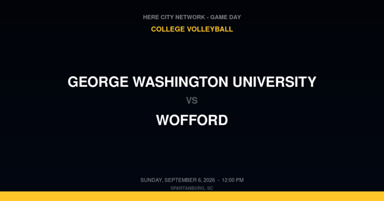 George Washington University at Wofford