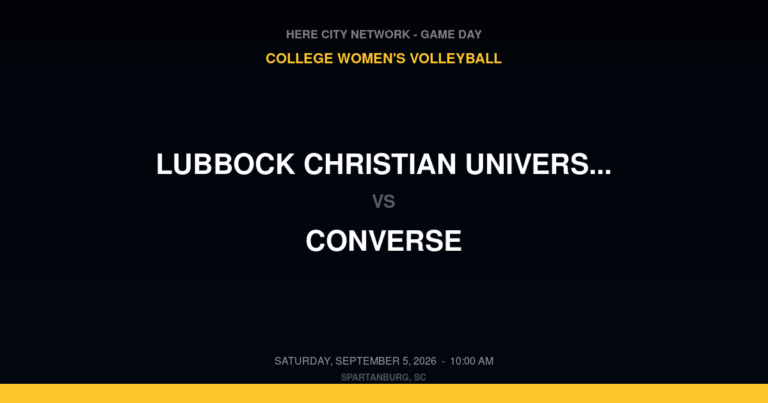 Lubbock Christian University (Texas) at Converse